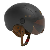 Casque vélo adulte REVOE KARM PREMIUM noir mat URBAIN/CITY