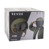 Casque vélo adulte REVOE KARM PREMIUM kaki mat URBAIN/CITY