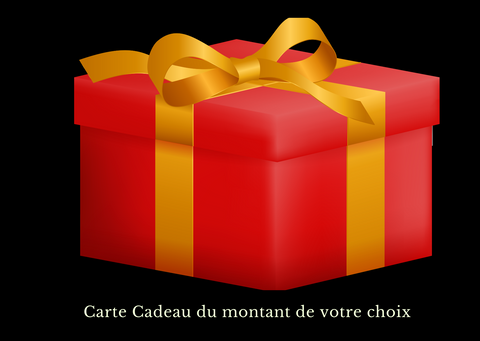 Carte cadeau montant au choix