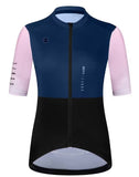 Maillot vélo à manches courtes femme marine La Boutique du Triathlon