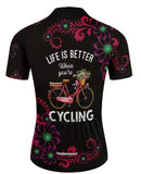 Maillot vélo à manches courtes femme noir La Boutique du Triathlon