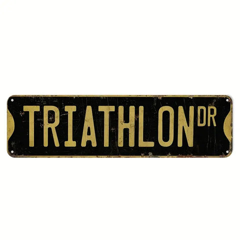 Plaque murale Triathlon