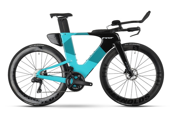 Vélo triathlon IAx Advanced Ultegra Di2 turquoise