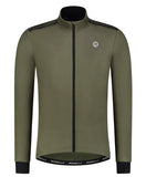 Veste cycliste homme kaki noir Rogelli