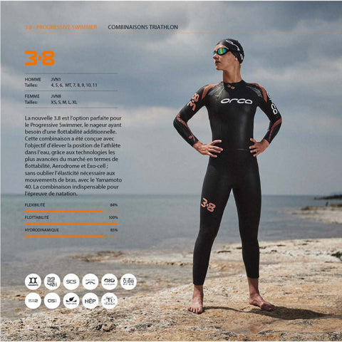 Combinaison triathlon 3.8 ORCA femme / la boutique du triathlon – La  Boutique du Triathlon